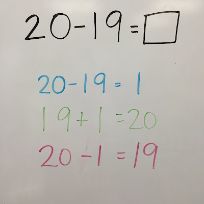 related addition facts to subtract