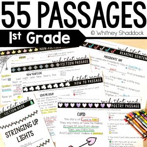 1st grade reading passages with questions