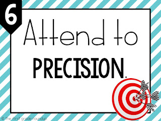 standards for math practices #6: attend to precision
