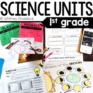 1st grade science units for next gen