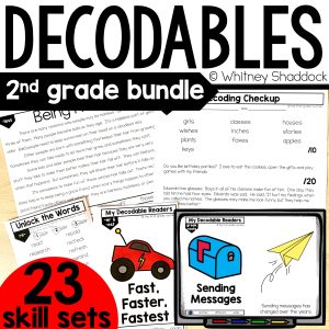 2nd grade decodable readers - TpT cover image
