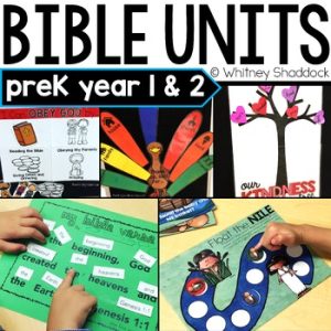 Preschool Bible Lessons Years 1 and 2 - TpT Cover image