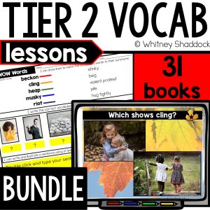 tier 2 vocabulary words mega bundle cover image