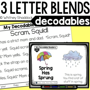 3 letter blends decodable passages