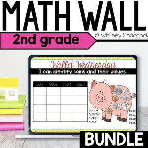 2nd grade calendar math slides - cover image