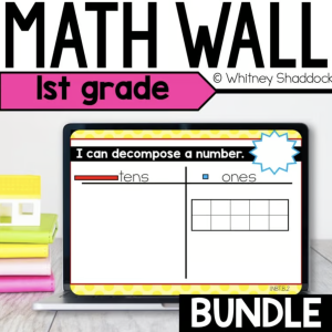 1st grade calendar math - cover image