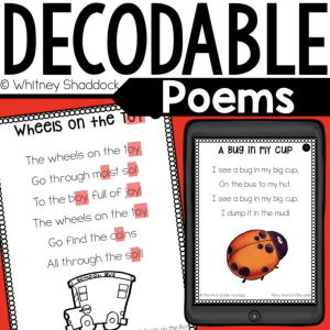 decodable phonics poems - cover image
