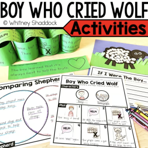 boy who cried wolf activities - cover image