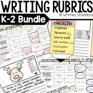 writing rubrics for elementary students - cover image